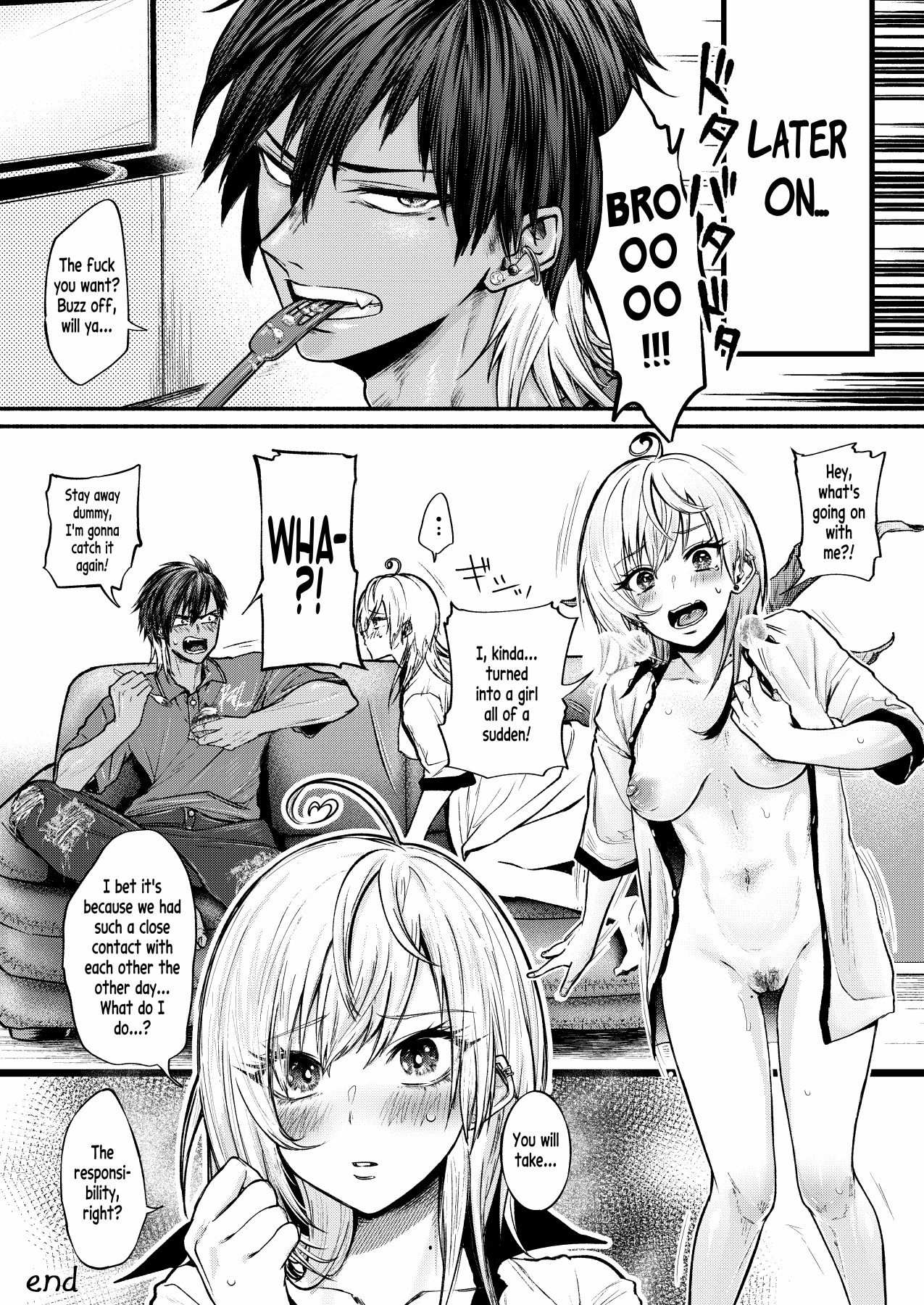 Hentai Manga Comic-A Genderswap Virus Story ~Kurosaki Brothers Case~-Read-26